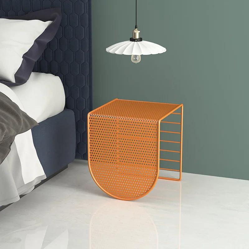 Nordic Multifunctional Wrought Iron Sofa Coffee Table Home Living Room Furniture TV Cabinet Combination Coffee Table Decoration