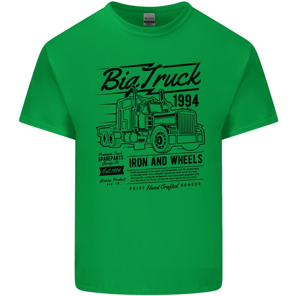 HGV Driver Big Truck Lorry Unisexs Light Cotton TShirt