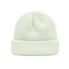 Unisex Hip-Hop Trendy Beanie: Warm Knitted Hat with Logo Embroidery for Autumn and Winter