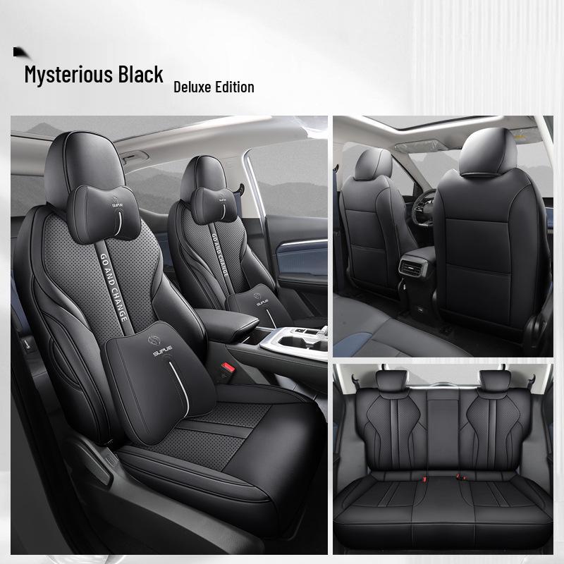 DJGY All-Season Sport Leather Seat Cushion Cover for GAC Trumpchi GS Yingsu