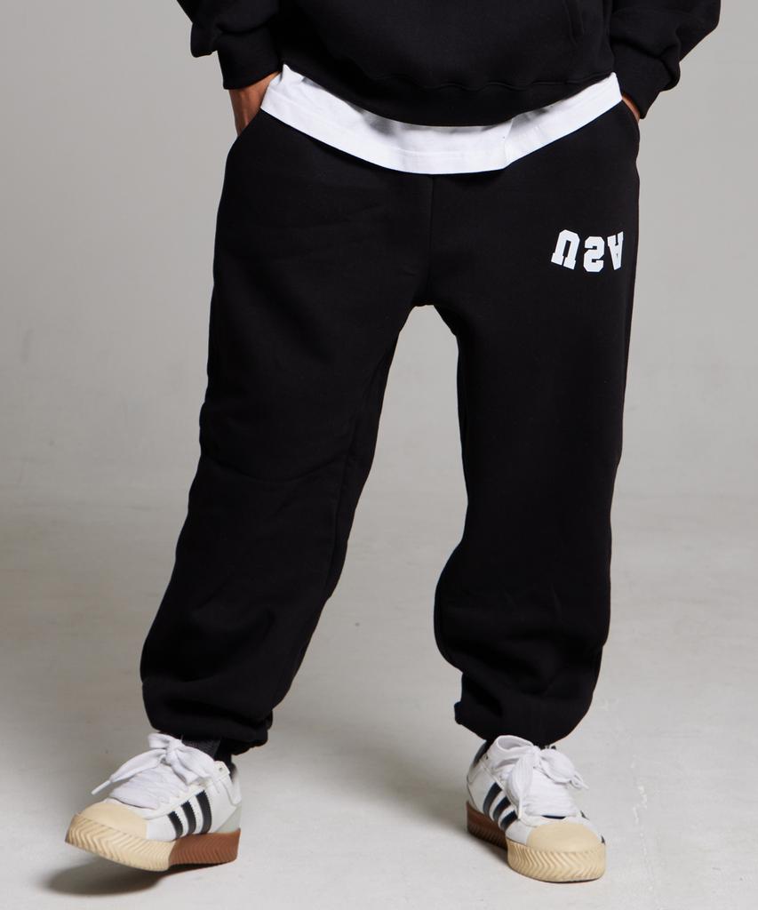 CREAM SODA LAB Reverse Usa Training Jogger Pants Black