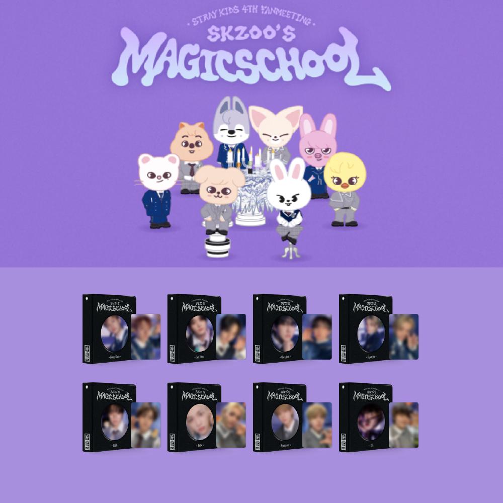 

Оформите предзаказ коллекционной книги Stray Kids 4th Fanmeeting SKZOO s Magic School Hyunjin