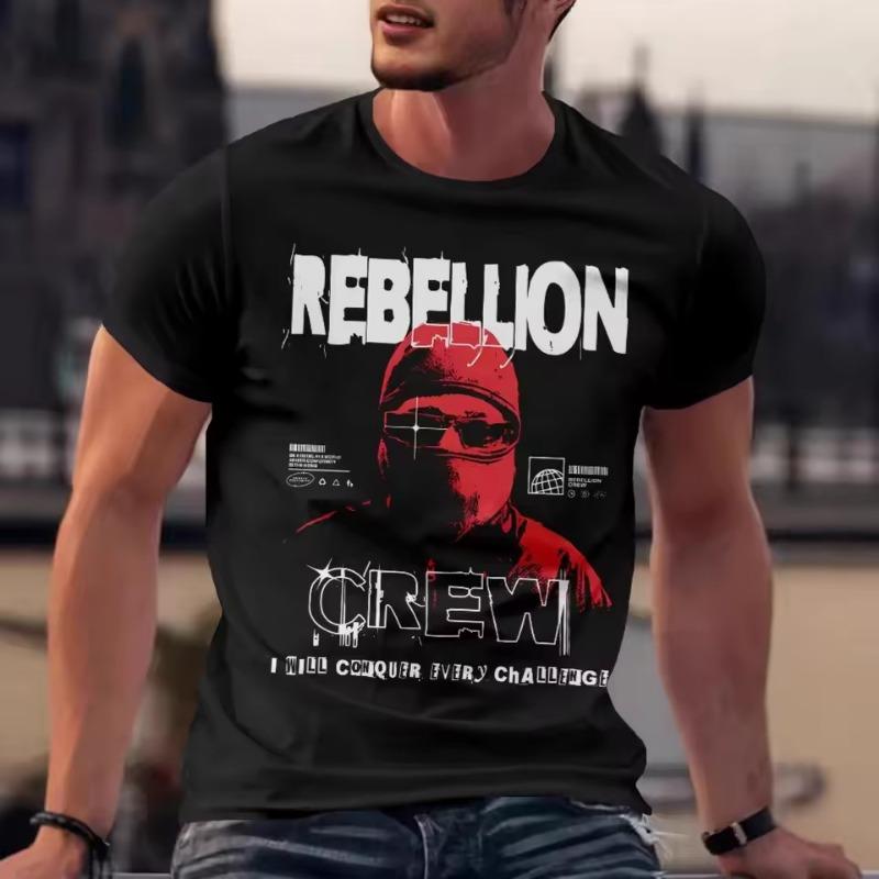 Street Trend Funny Men's Clothing Casual T-shirt 3D Printing Creative Graphic Short Sleeved Loose Round Neck Top Men