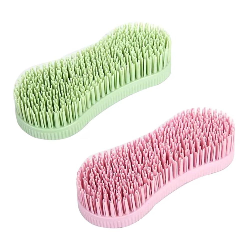 1Pcs Hard Bristle Horse Grooming Brush Colorful Equestrian Massage Tool  for Effective Cleaning Care