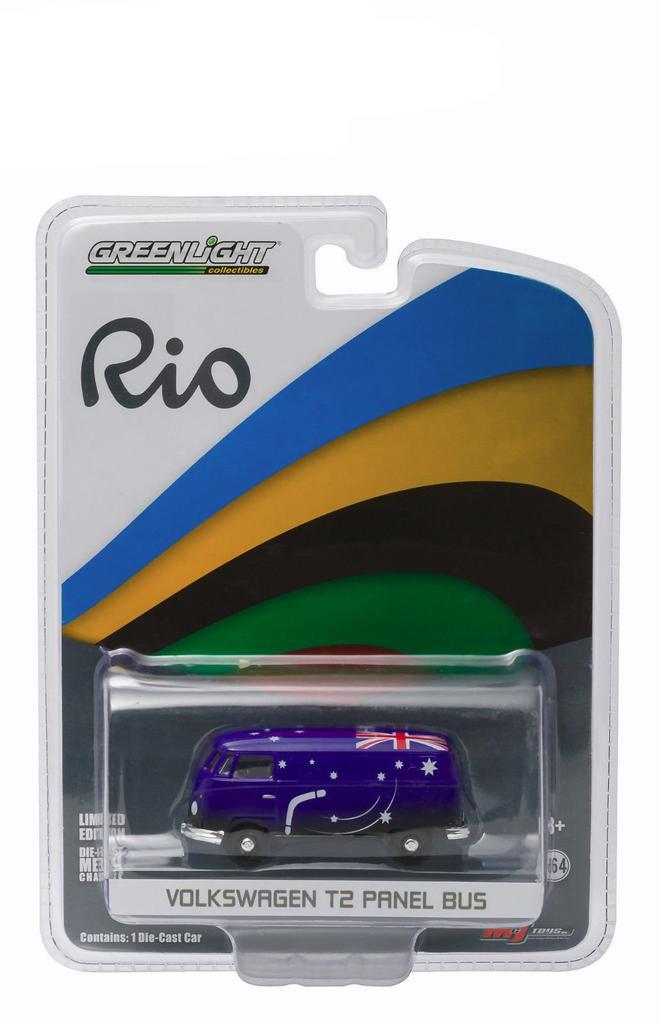GREENLIGHT 2016 Rio Olympics Volkswagen Panel Bus Australia 164 - -