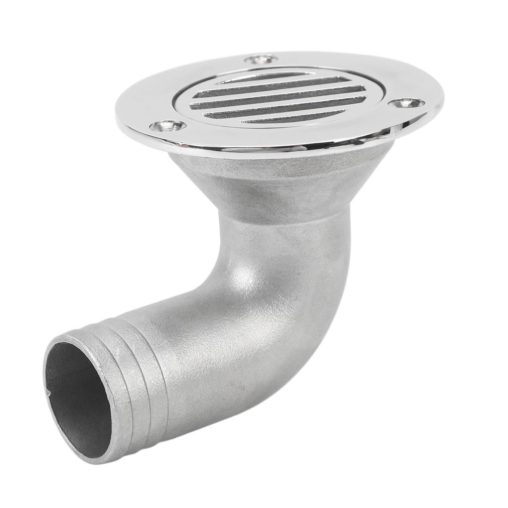Boat Deck Drain 90 Degree Elbow 316 Stainless Steel Split Floor Deck Drain for Fishing Boat Yacht