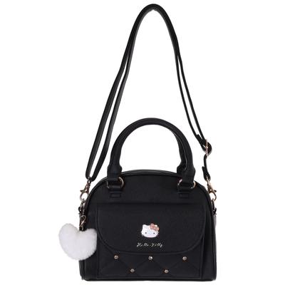 Bolsa Boston de Ombro Sanrio Characters x x Couro Sintético, 16,5 19,5 10cm, 347g, (ei gatinha)