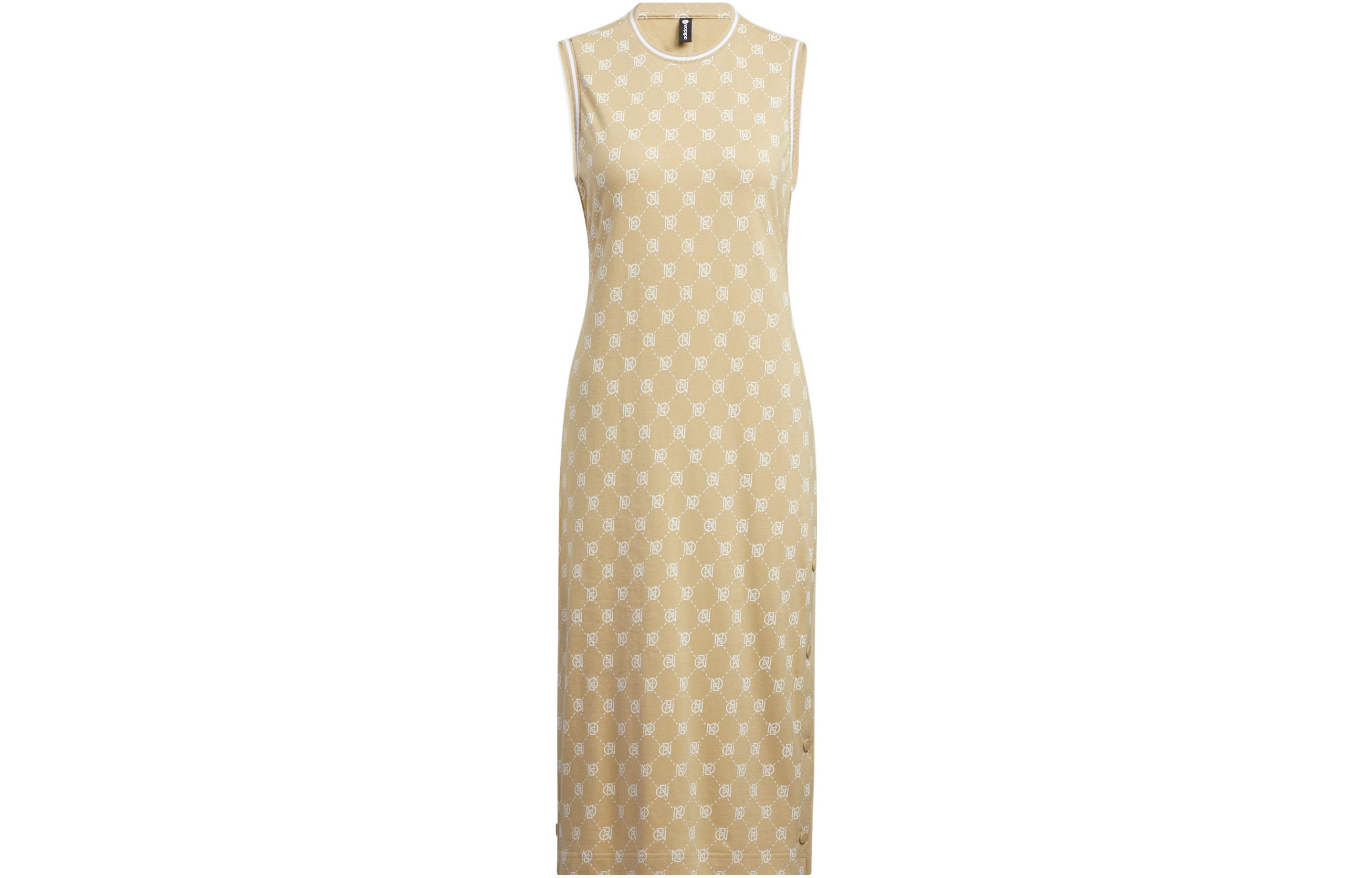 Adidas Neo Sleeveless Dress Women s Beige IB5849 A/XL