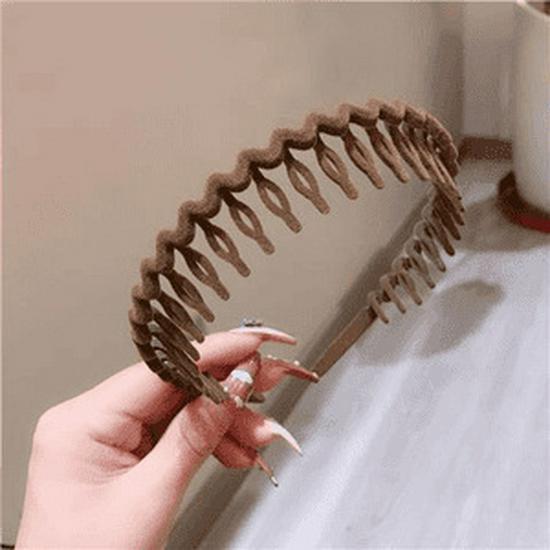 

Бесплатная доставка: Акриловая повязка на голову с зубчиками для пушистых волос - Женская повязка для мытья лица и органайзер для волос