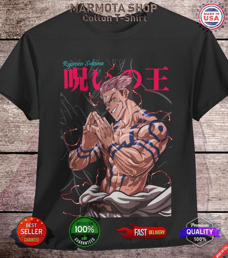 

Ryomen Sukuna Jujutsu Kaisen T-Shirt Gojo Satoru Anime Japanese Tee Shirt JJK S