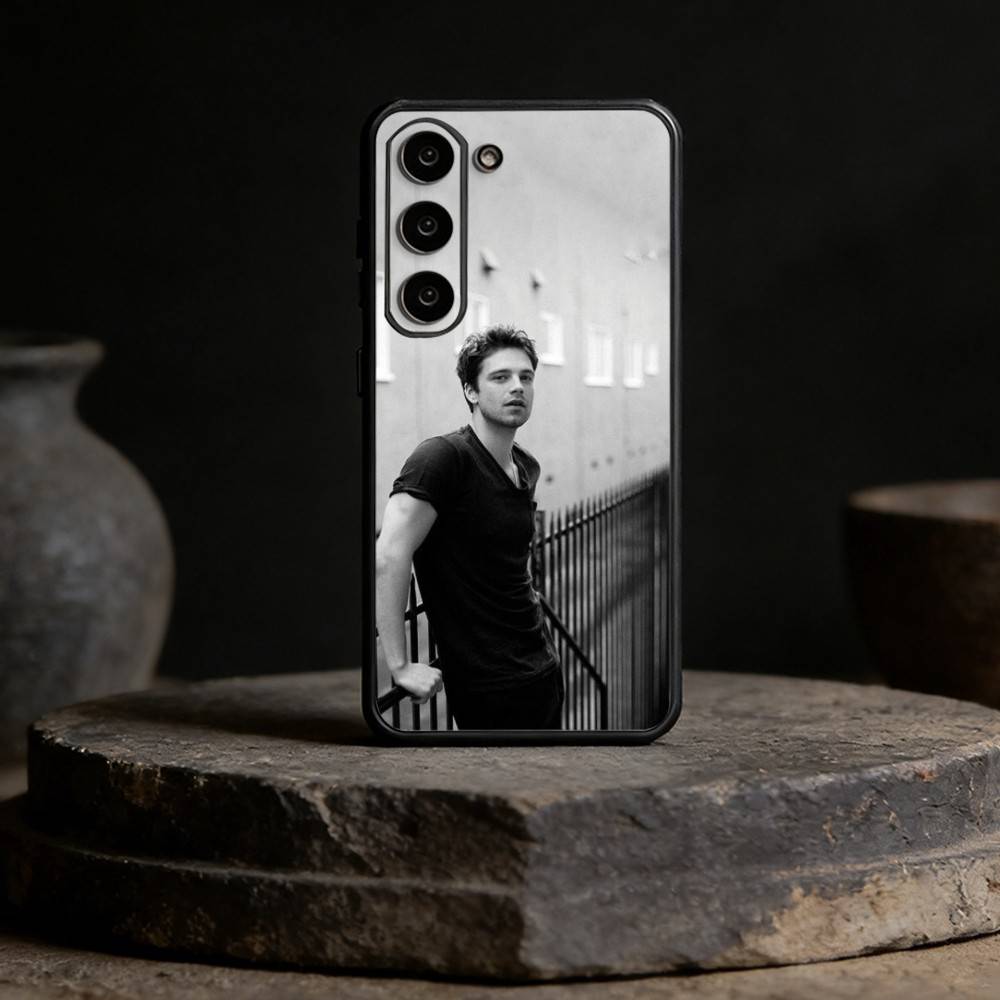 Actor S-Sebastian Stan Phone Case For Samsung Galaxy A91,80,73,72 ,71,53,52,32 ,31,22,21s,20,Soft Black Case