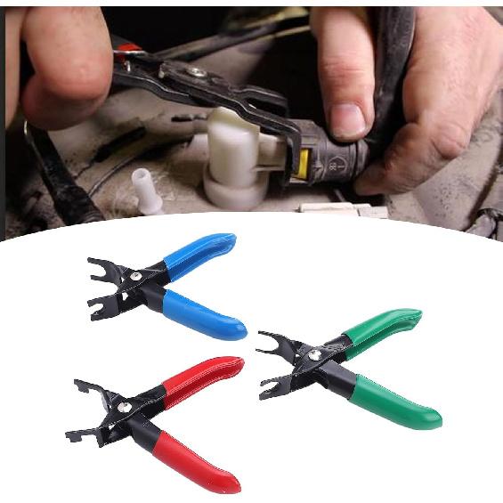 Fuel Line Disconnect Pliers, 3PCS Fuel and AC Line Disconnect Pliers, Ergonomic Hose Remover Pliers Set Quick Disconnect Release Removal Tool for