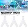 10PCS Multiple Sizes Y Type Connector Transparent Aquarium Air Pump Junction  Air Pump