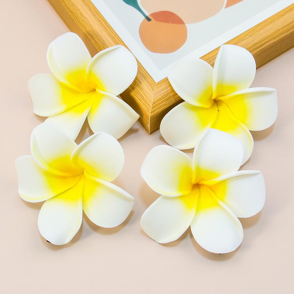 4PCS Egg Flower Acrylic Hairclips Women Girls Sweet Side Bangs Clip Hair Clips Barrettes Hairpins Ponytail Hair Accessories