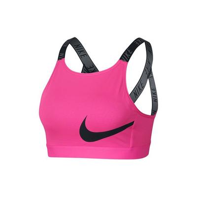 Sujetador Deportivo Rosa de Logo Sólido para Mujer Ropa Interior BQ4809-686