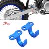 2Pcs CNC Rear Brake Line Hose Mounting Clamp For Yamaha YZ80 YZ85 YZ125 YZ250