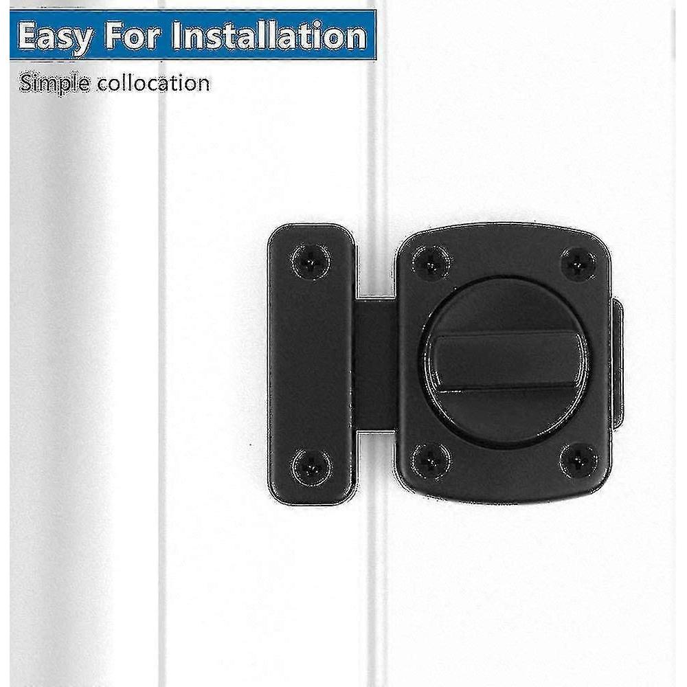Turn Latch/door Latch For Various Doors - Black