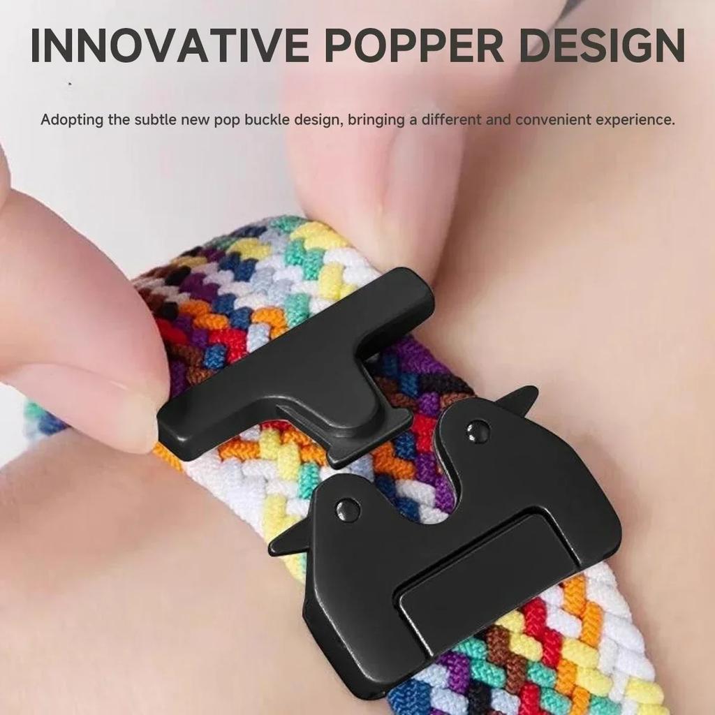 For Huami Amazfit T-Rex 2 Nylon Watch Band Braided Replacement Strap