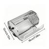 Stainless Stee Rotating Roasting Cage Grilling Accessories Air Fryer Barbecue Wear-resistant Rolling Basket Stainless Steel BBQ