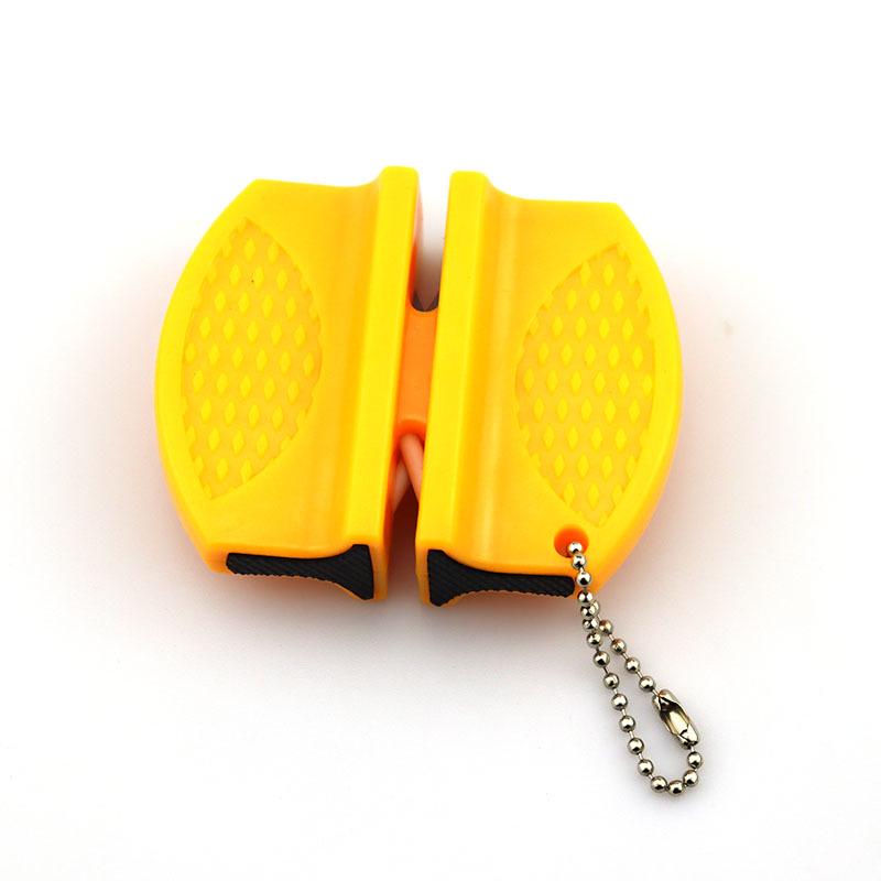 Compact Portable Knife and Sharpening Stone Set for Household and Outdoor Use