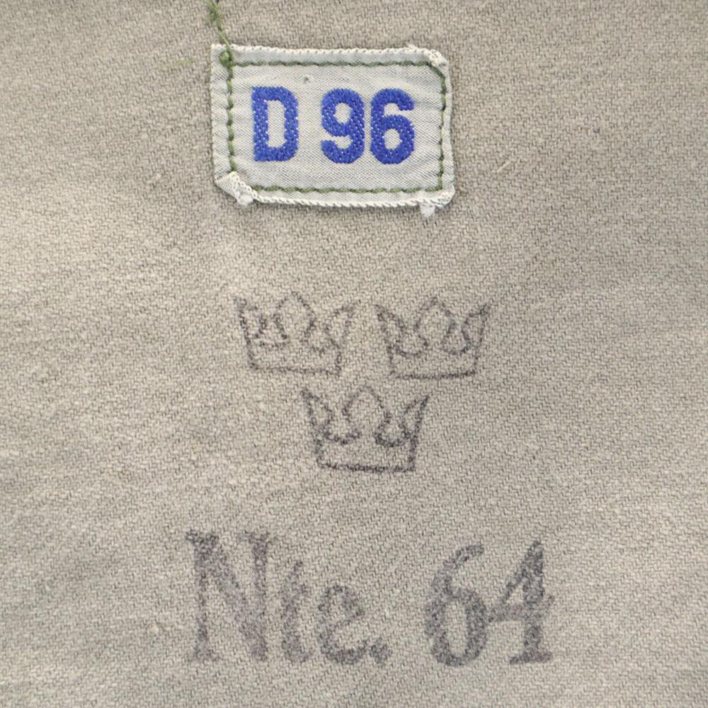 SWEDENISH ARMY 70s Vintage M-59 Field Jacket D96 Khaki Military Men's Used