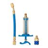 Oil and Dye Injector Hand Turn Screw-in Air Conditioning Coolant Filling Tube