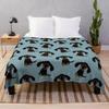Dachshund Dog Blanket Fleece Spring/Autumn Wiener Sausage Dog Lightweight Throw Blankets for Sofa Car Bed King Queen Size
