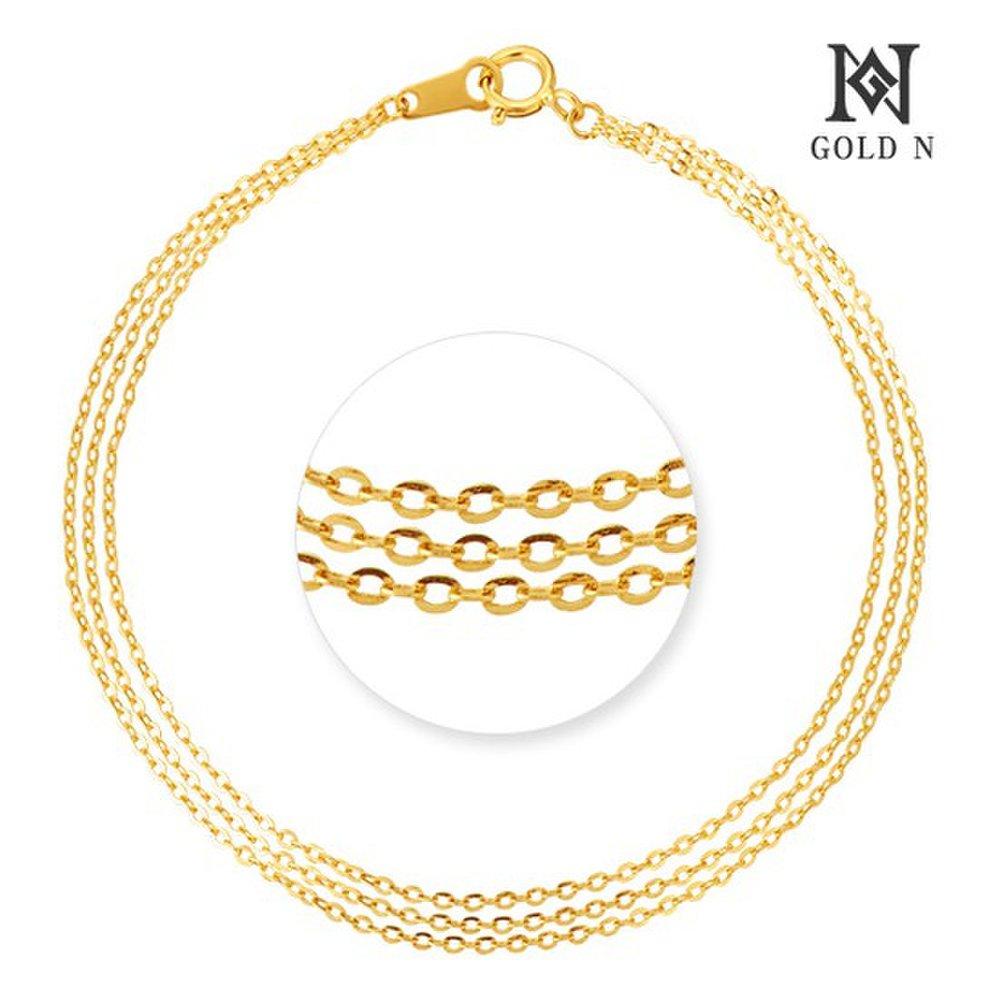 Gold N 14K/18K Basic Three-Line Bracelet Yg