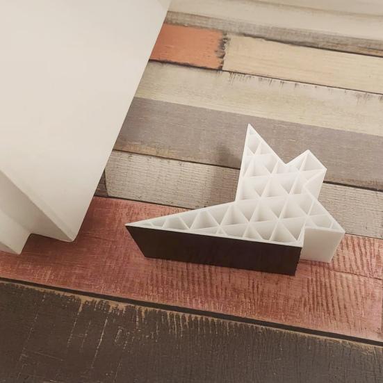 Window Door Stopper Non-Slip Windproof Anti-collision Heavy Duty Plastic Multi-Functional Windows Balcony Interior Doors Stop Wedge