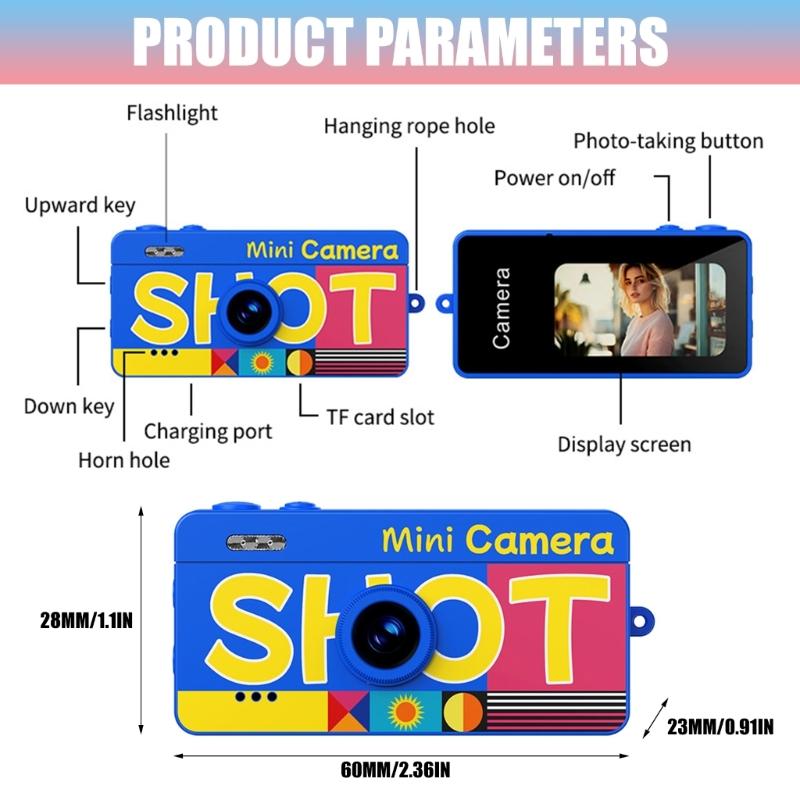 Mini Keychain Thumb Camera Compactly Design For Travel And Outdoor Photography Quality ABS Housing Digital Cameras