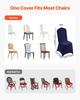 50 Pcs Navy Blue Chair Covers, Polyester Spandex Chair Cover, Stretch Slipcovers for Wedding Party Dining Banquet Flat-Front Chair Covers, Fits Chair
