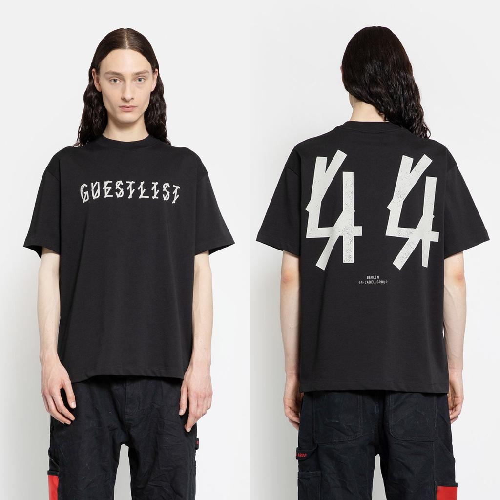 44 LABEL GROUP T-shirt European Brand Gemary Berlin Quarter Men Women Unisex Short Sleeves High Quality Streetwear Harajuku Tees