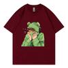 Spring and Summer Unisexs and Unisexs Casual Loose Fitting Tshirt Short Sleeved Cartoon Cute Pet Printed Unisexs Tshirt