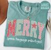 Christmas SLP Comfort Colors Shirt, Teacher Tee, Speech T-Shirt, Winter Break, Speech Therapy Department Gifts, Crew, Squad