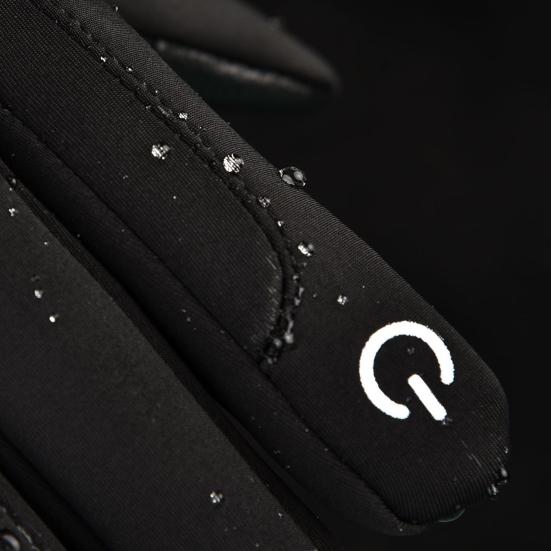 1 Pair Unisex Gloves Fleece Lined Touch Screen Windproof Solid Color Waterproof Cycling Fishing Skiing Gloves for Outdoor