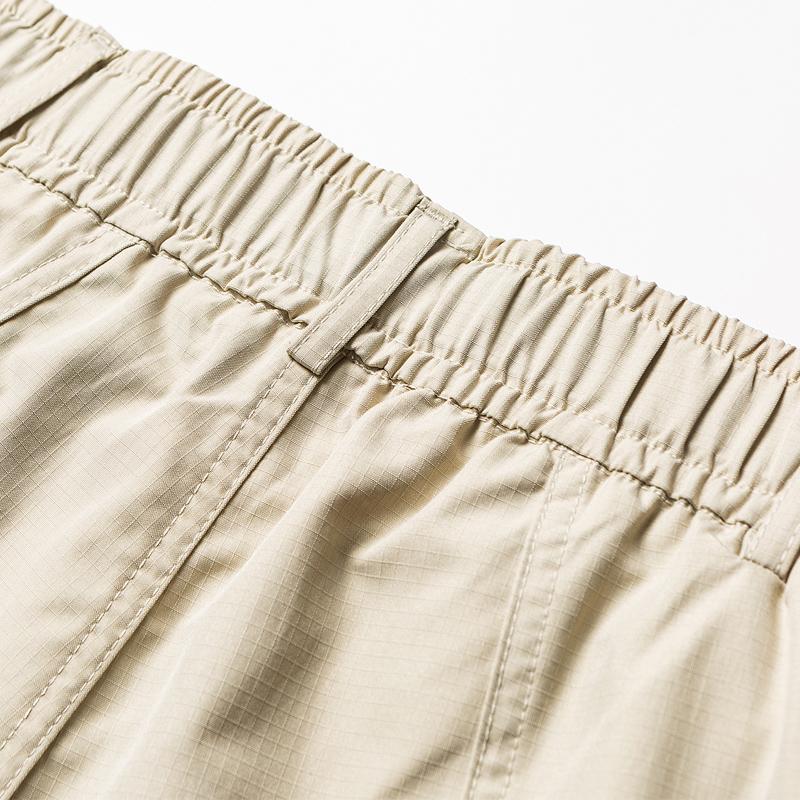 Fashion Summer Calf-length Pants for Men Clothes Thin Casual Elastic Waist Short Pants