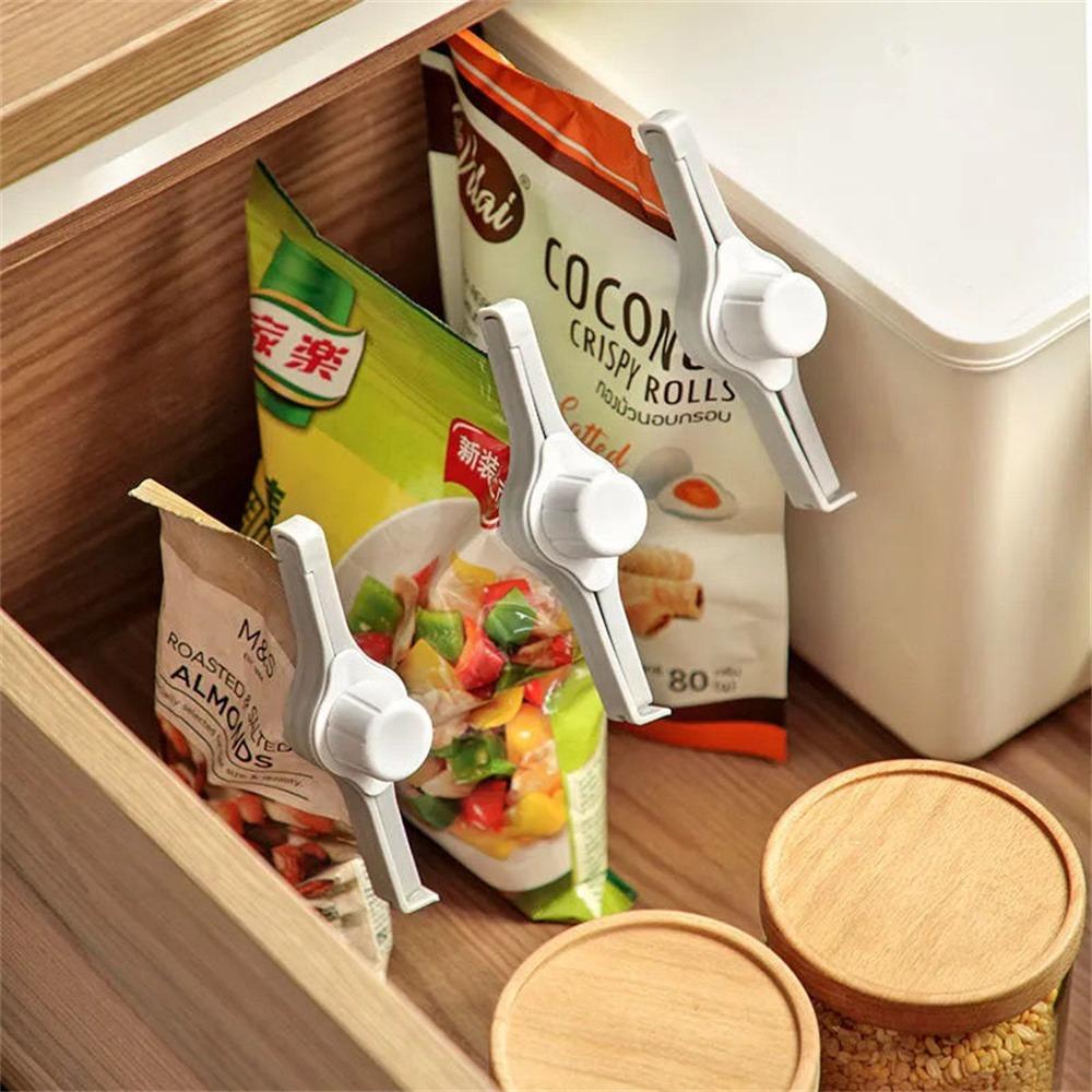 5pcs Screw Cap Sealing Clip Seasoning Bag Milk Powder Salt Bag Sealing Clip Snack Food Preservation Clip Gadget Kitchen Accessories