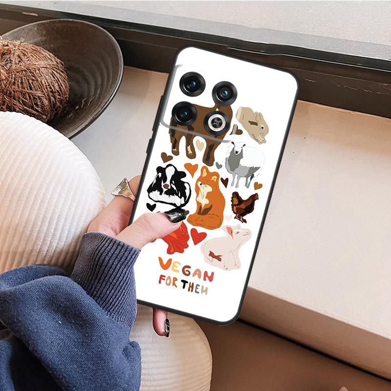 

Vegan Pattern For OnePlus 15 13 12 11 10 13T 10T 12R 13R 15R Case For OnePlus Nord 5 CE 3 2 4 Lite N20 N30 OnePlus Nord CE2Lite