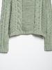 European & American Style Floral Button Women's Knit Cardigan - Soft & Cozy, Short Design for Early Spring 2025.