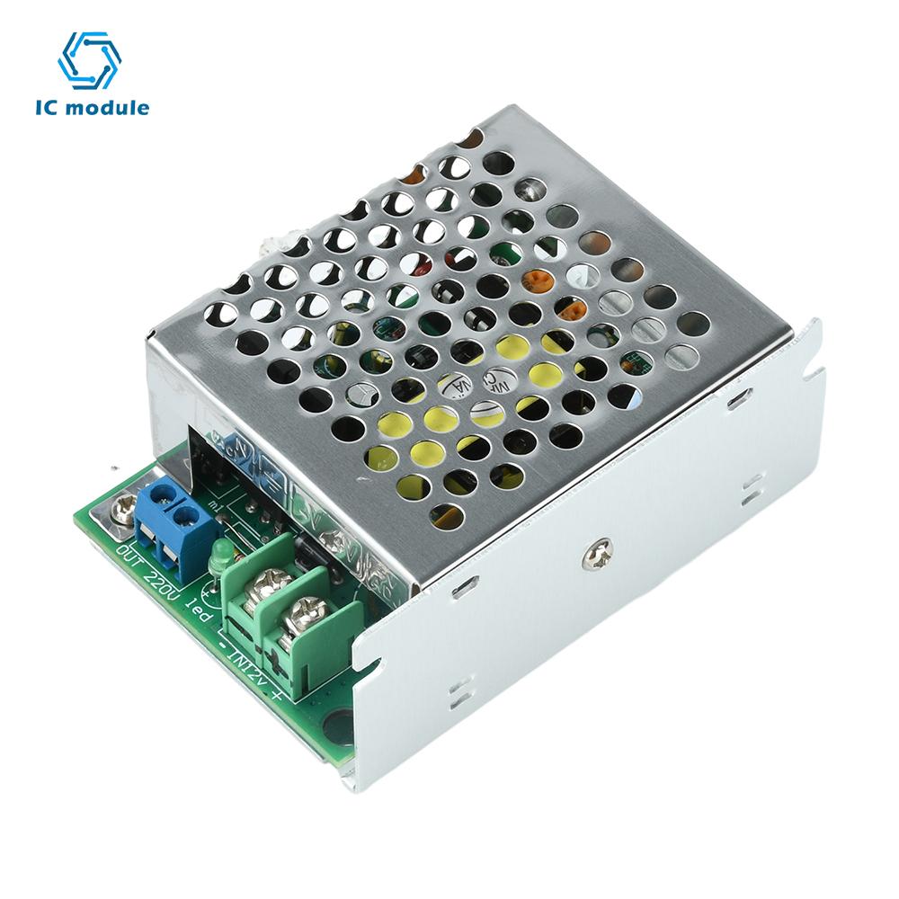 Modul Invertor DC 12-14.5V la AC 220V 50Hz Transformator Step-Up DC-AC 50-100W pentru Motor Ventilator Casnic și Electrocasnice Mici