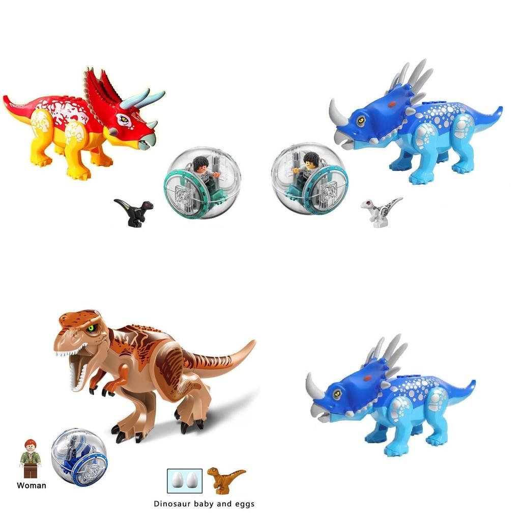 Create Your Own Jurassic World With Large Dinosaur Building Blocks Set