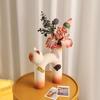 European Style Cat Ceramic Flower Vase Living Room Table Art Flower Arrangement Container Creative Desktop Hydroponic Container