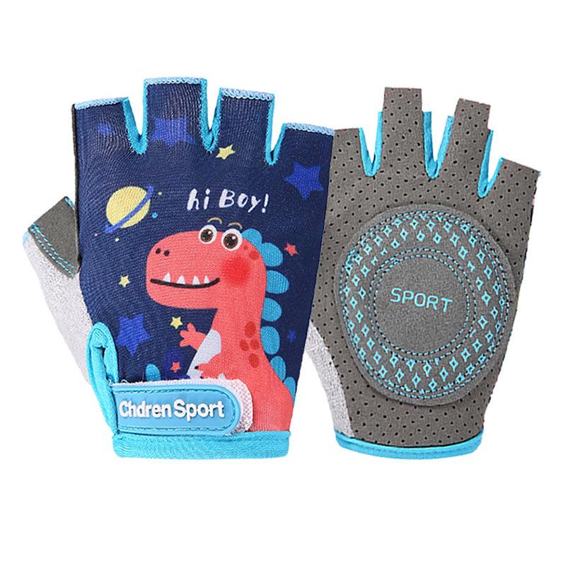 

Детские перчатки без пальцев для велоспорта, спортивные, нескользящие и износостойкие One Size