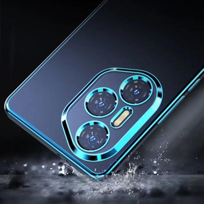 Verchromter Rahmen Weiche Hülle für Honor 400 Pro 400lite Stoßfest Galvanisiertes Silikon TPU Bumper Handy Rückseite für Honor400