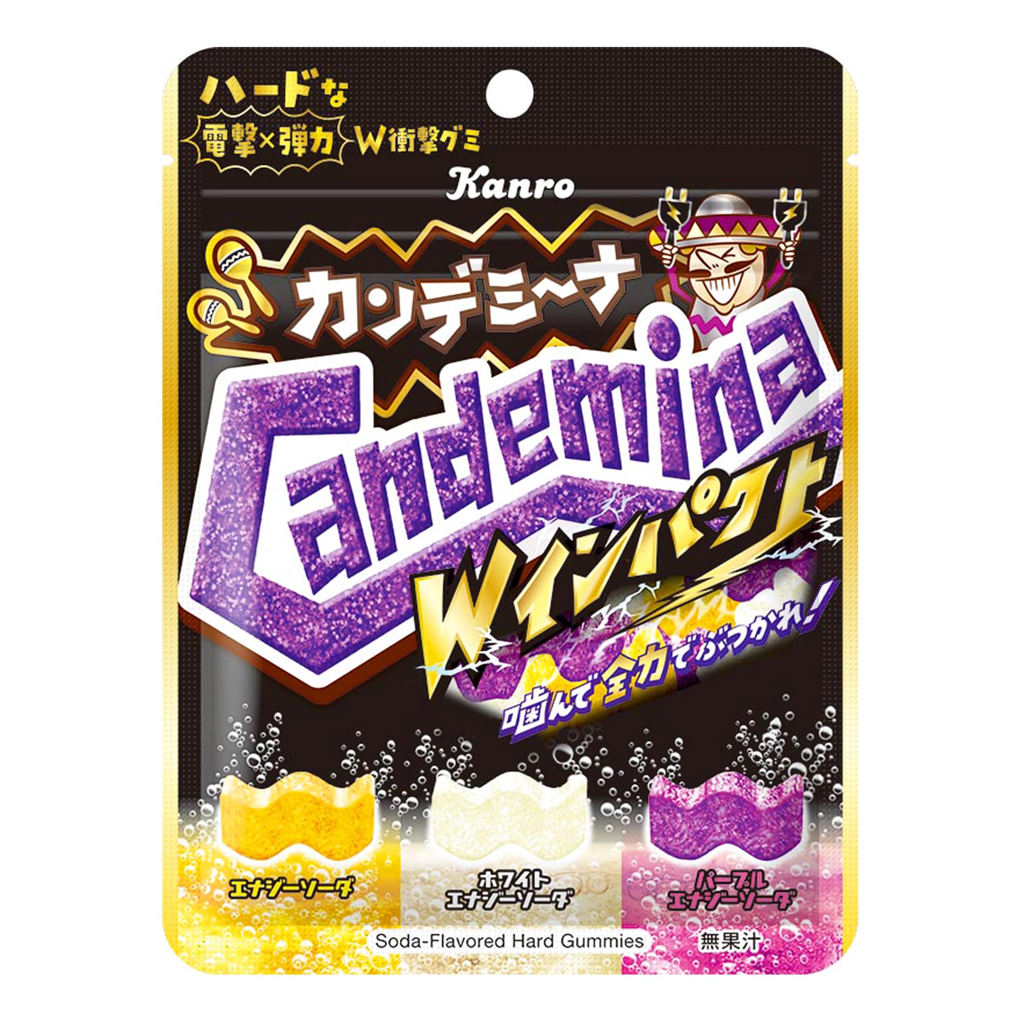 

Kanro Kandemina Gummy W Impact 72g x 6 pieces