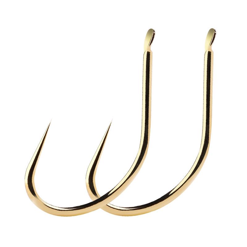 Huansheng Titanium Alloy Fish Hooks - Japanese Imported Black Pit God Hooks for Carp and Crucian Carp Fishing