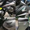 ABO2  New Motorcycle Sticker Racing Helmet Car Suitable for Honda Sticker Reflective Sticker Waterproof Sun Protection Car Decor