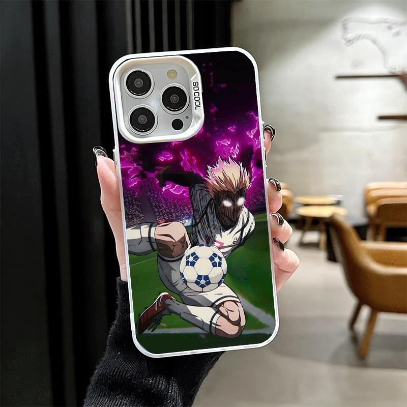 

Blue L-Lock Shidou Ryusei Shockproof Phone Case for iPhone 17 Air 16 16E 15 Pro Max 14 Plus 13 Mini 12 Back Cover Anti Fall Fund iPhone 13 Pro Max