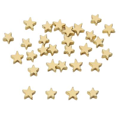Cuentas Separadoras de Pentagrama de Cobre para Fabricación de Joyería DIY 1 Pieza