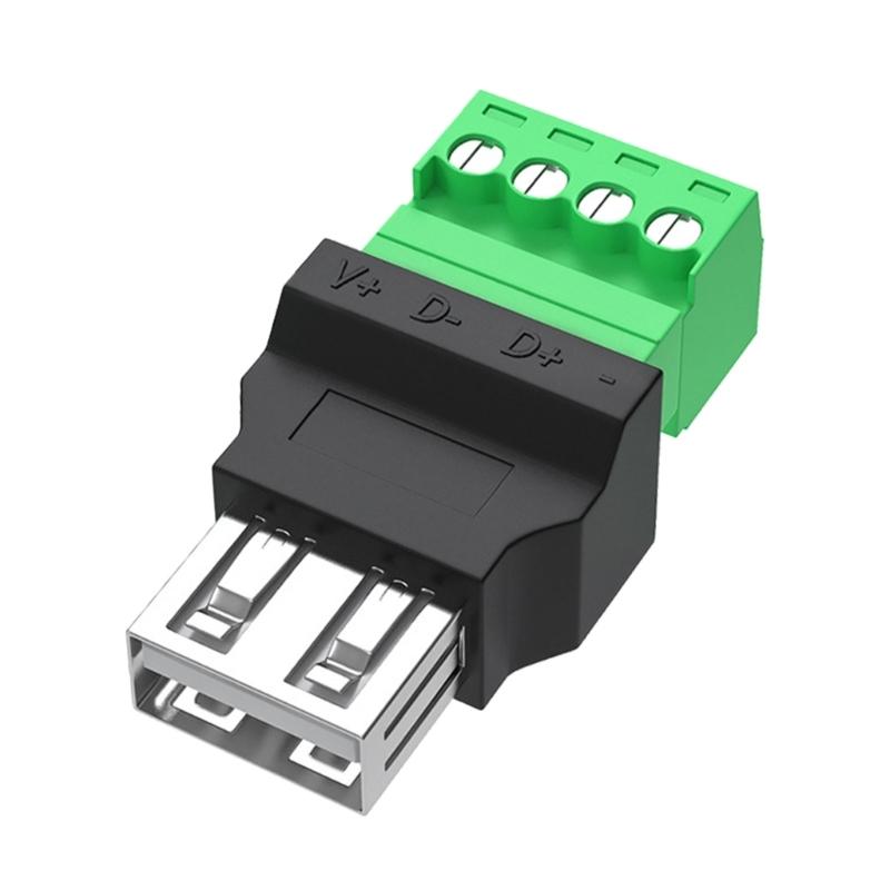 

Разъем USB USB 2.0 Тип A Гнездо/Вилка к 4-контактному клеммному штекерному разъему-адаптеру